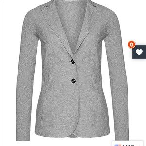 Marc Cain Heather Gray Knit Blazer